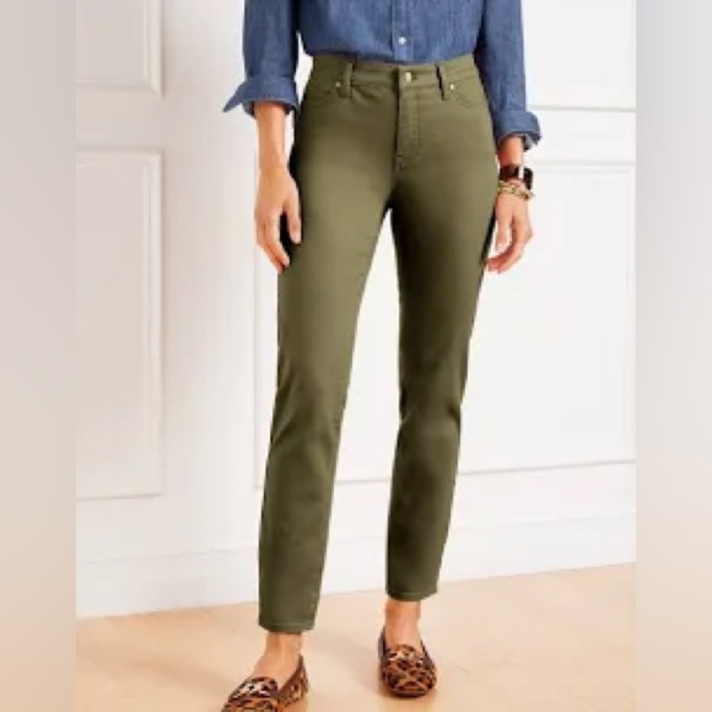 Talbots Petite Flawless Five Pocket Slim Ankle Jeans
